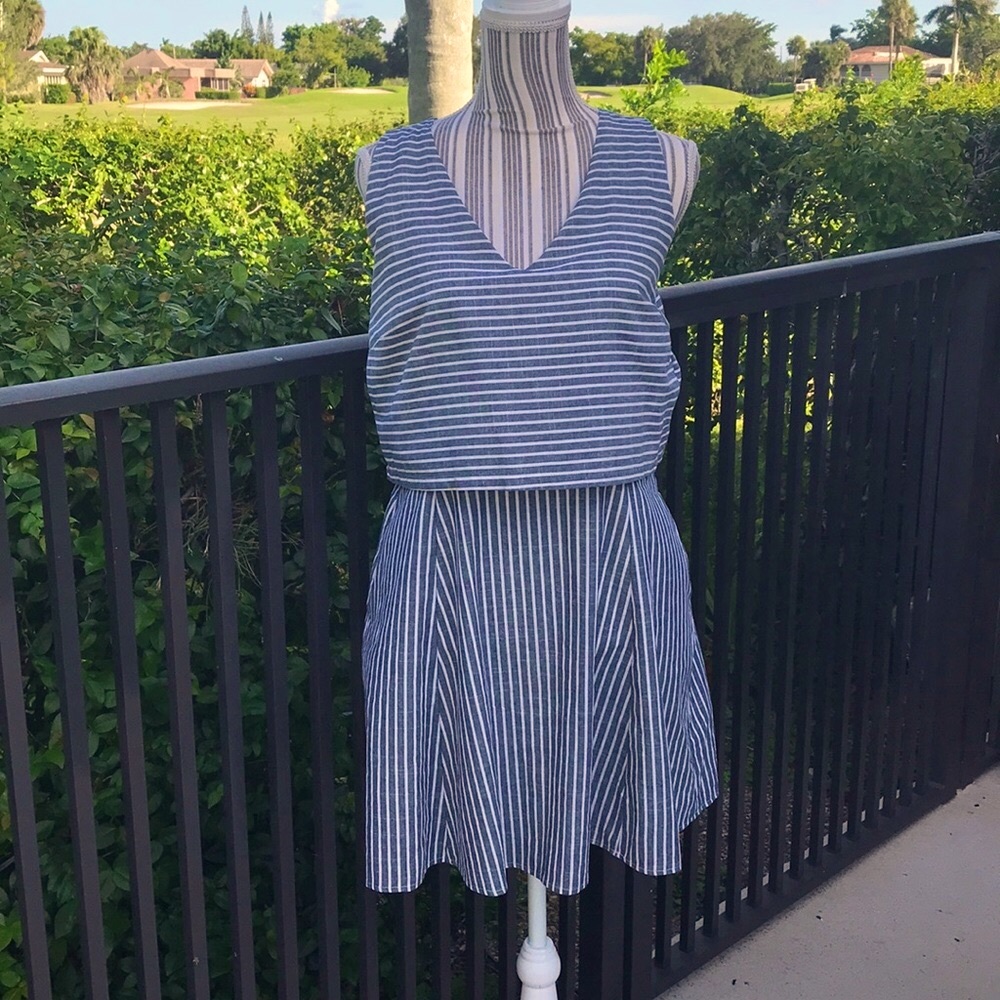 🎈CHAMBRAY DRESS w POCKETS!